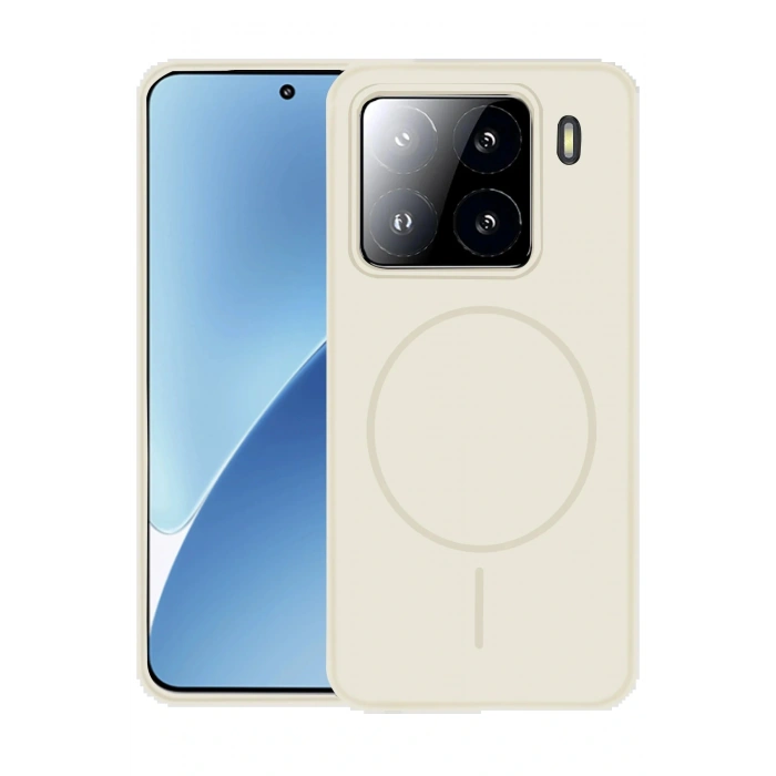 CPT05 Xiaomi Mi 15 Kılıf Jully Magsafe Kapak - Pudra