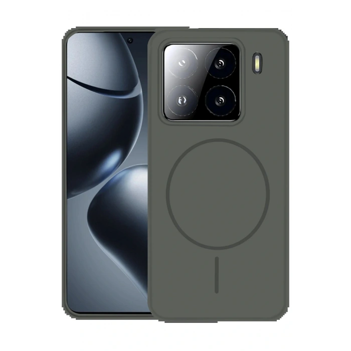 CPT05 Xiaomi Mi 15 Kılıf Jully Magsafe Kapak - Titan Gri