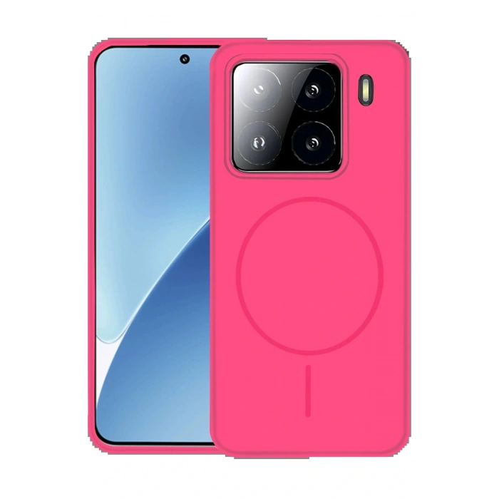 CPT05 Xiaomi Mi 15 Pro Kılıf Jully Magsafe Kapak - Fuşya