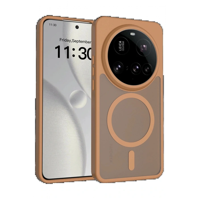 CPT05 Xiaomi Mi 15 Ultra Jota Magsafe Kapak - Çöl Titanyum