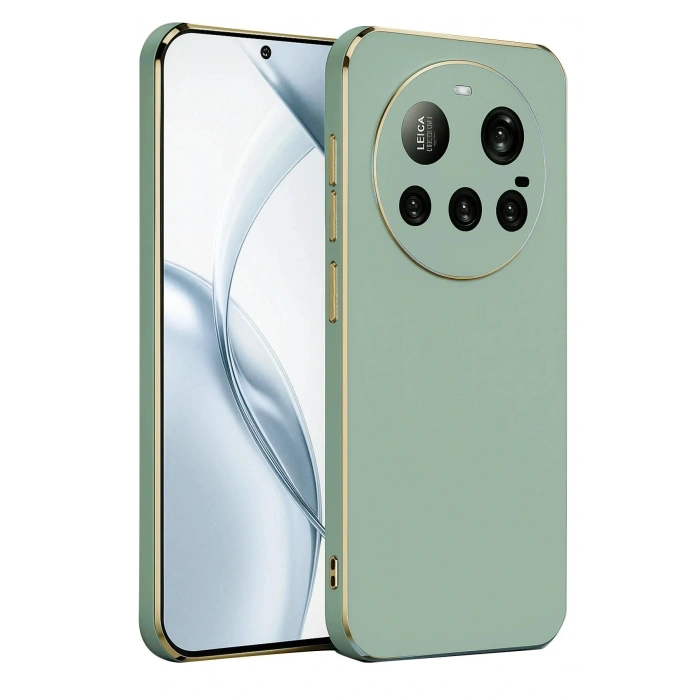 CPT05 Xiaomi Mi 15 Ultra Kılıf Volet Silikon - Açık Yeşil