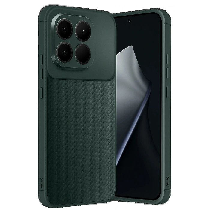 CPT05 Xiaomi Mi 15T Auto Focus Karbon Kapak - Koyu Yeşil