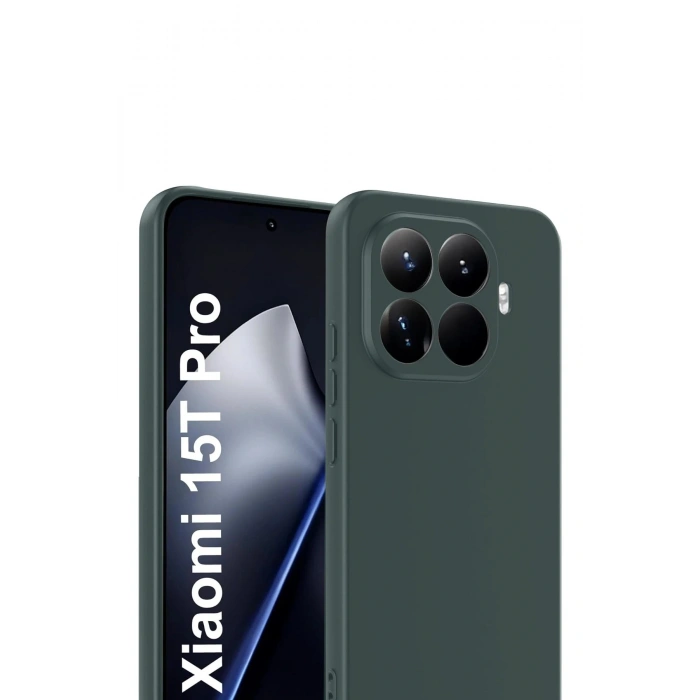 CPT05 Xiaomi Mi 15T Pro First Silikon - Koyu Yeşil