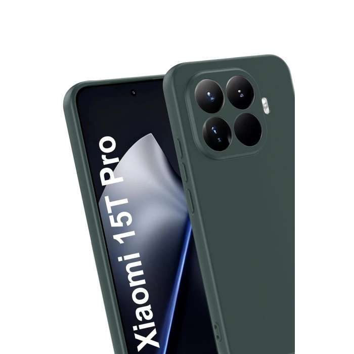 CPT05 Xiaomi Mi 15T Pro First Silikon - Koyu Yeşil
