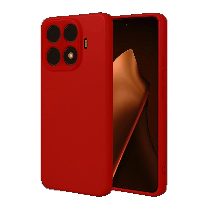 CPT05 Xiaomi Mi 15T Pro Nano içi Kadife Silikon - Kırmızı