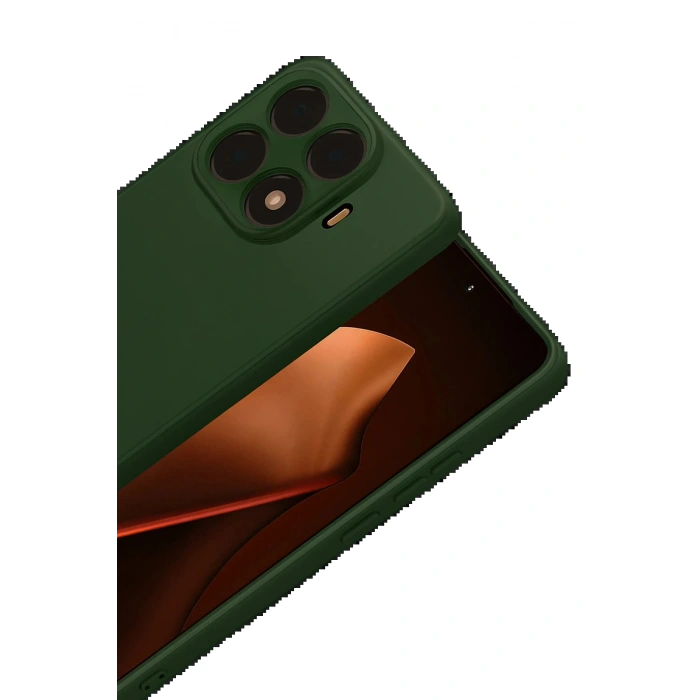 CPT05 Xiaomi Mi 15T Pro Nano içi Kadife Silikon - Koyu Yeşil