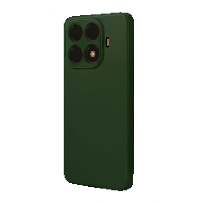 CPT05 Xiaomi Mi 15T Pro Nano içi Kadife Silikon - Koyu Yeşil