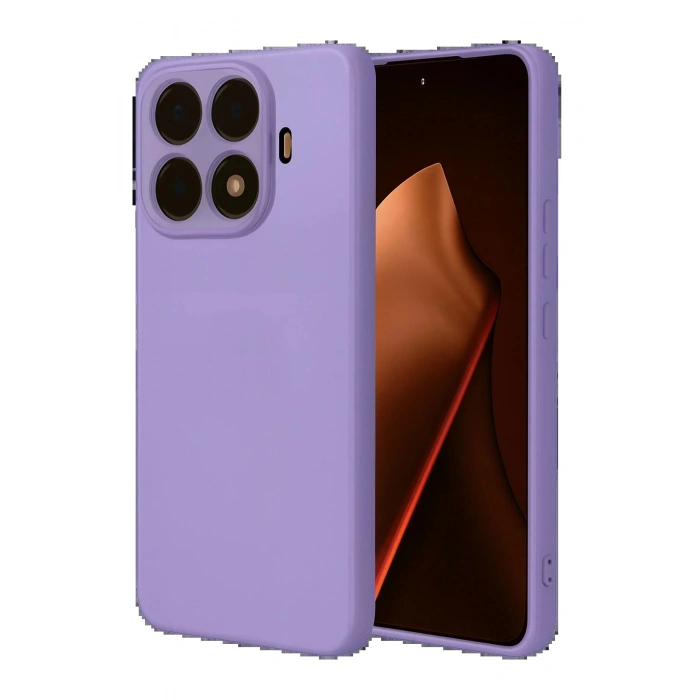 CPT05 Xiaomi Mi 15T Pro Nano içi Kadife Silikon - Lila