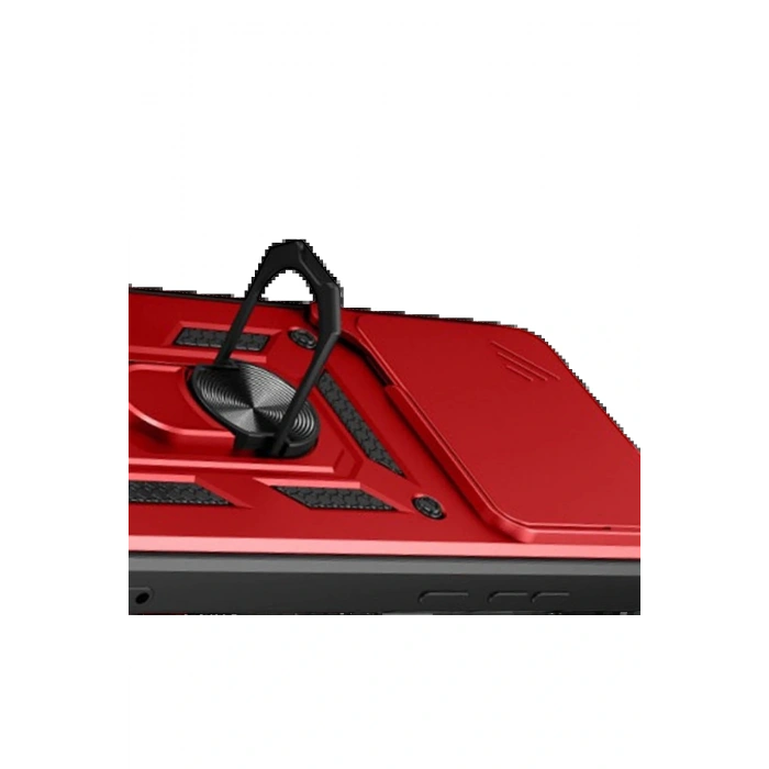 CPT05 Xiaomi Mi 15T Pro Pars Lens Yüzüklü Silikon - Kırmızı