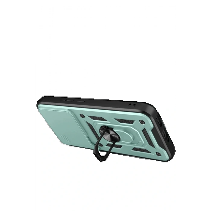 CPT05 Xiaomi Mi 15T Pro Pars Lens Yüzüklü Silikon - Yeşil