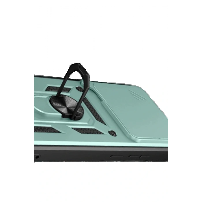 CPT05 Xiaomi Mi 15T Pro Pars Lens Yüzüklü Silikon - Yeşil