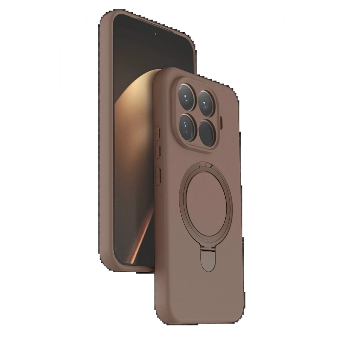 CPT05 Xiaomi Mi 15T Pro Regal Magsafe Standlı Kapak - Çöl Titanyum