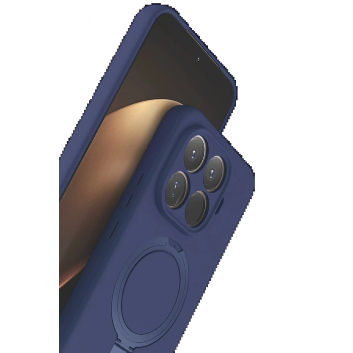 CPT05 Xiaomi Mi 15T Pro Regal Magsafe Standlı Kapak - Lacivert