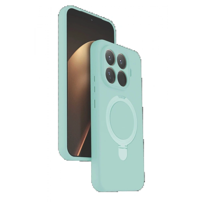 CPT05 Xiaomi Mi 15T Pro Regal Magsafe Standlı Kapak - Su Yeşili