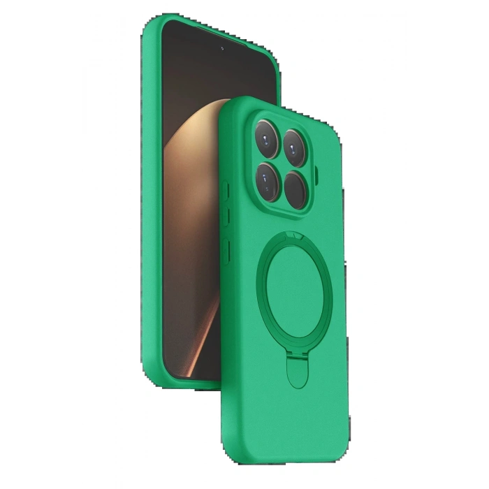 CPT05 Xiaomi Mi 15T Pro Regal Magsafe Standlı Kapak - Yeşil