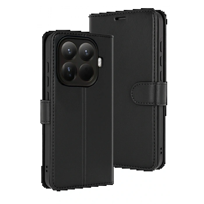 CPT05 Xiaomi Mi 15T Pro Trend S Plus Kapaklı Kılıf - Siyah