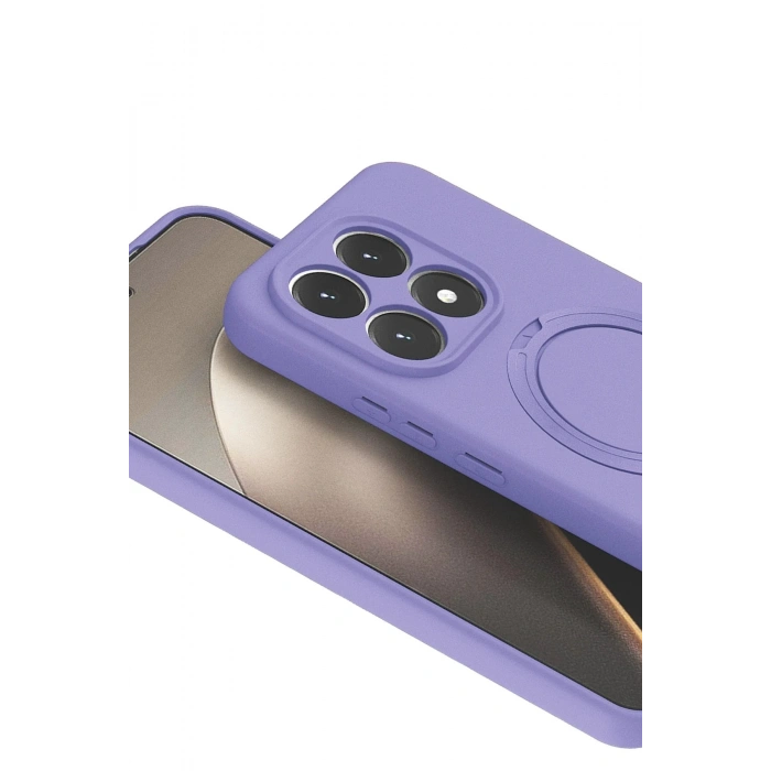 CPT05 Xiaomi Mi 15T Regal Magsafe Standlı Kapak - Lila