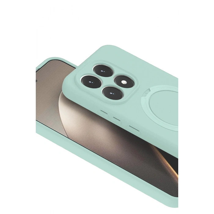 CPT05 Xiaomi Mi 15T Regal Magsafe Standlı Kapak - Su Yeşili