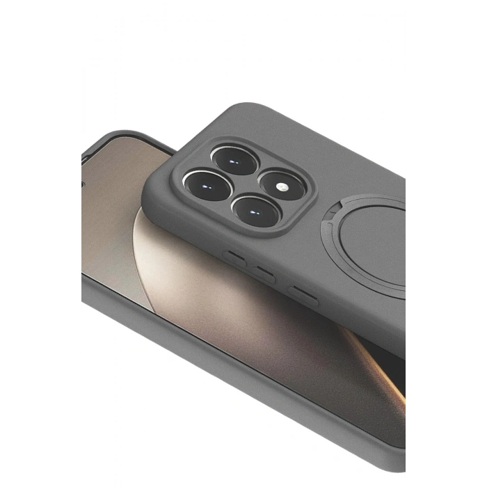 CPT05 Xiaomi Mi 15T Regal Magsafe Standlı Kapak - Titan Gri