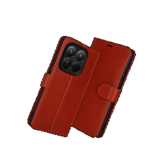 CPT05 Xiaomi Mi 15T Trend S Plus Kapaklı Kılıf - Kırmızı