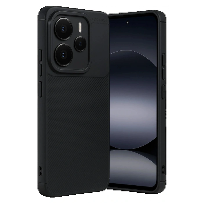 CPT05 Xiaomi Note 14 5G Auto Focus Karbon Kapak - Siyah