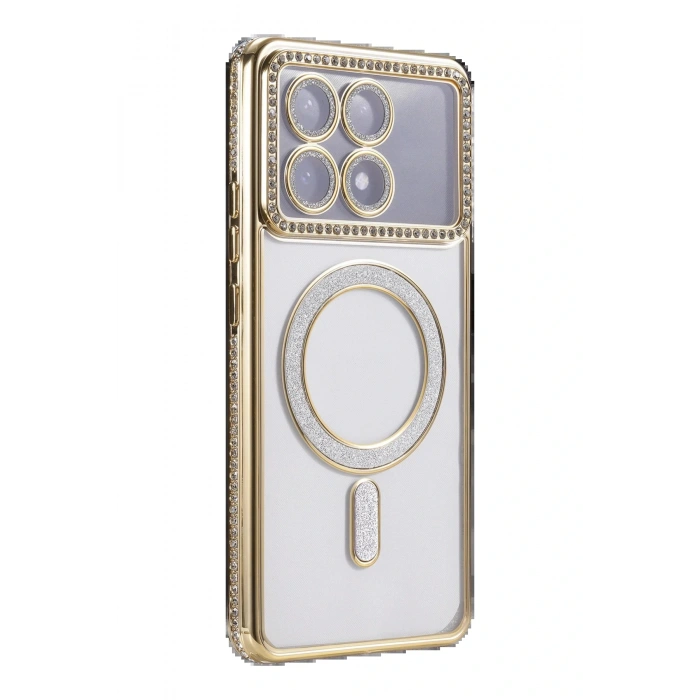 CPT05 Xiaomi Poco X6 Pro Joke Simli Magneticsafe Kılıf - Gold