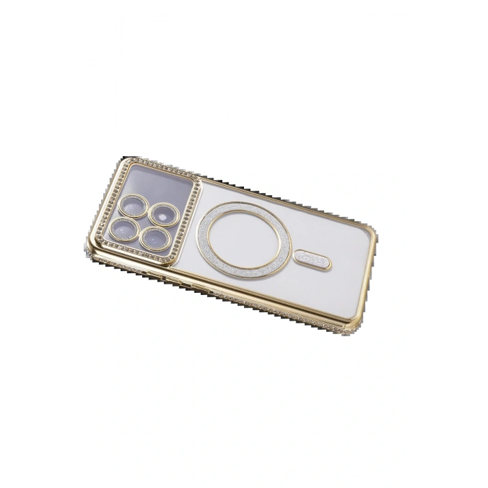 CPT05 Xiaomi Poco X6 Pro Joke Simli Magneticsafe Kılıf - Gold