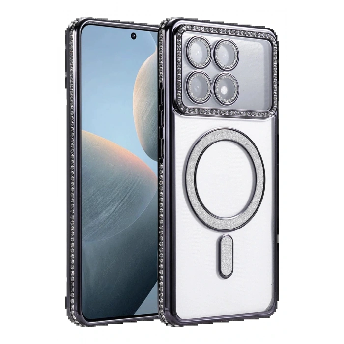 CPT05 Xiaomi Poco X6 Pro Joke Simli Magneticsafe Kılıf - Siyah