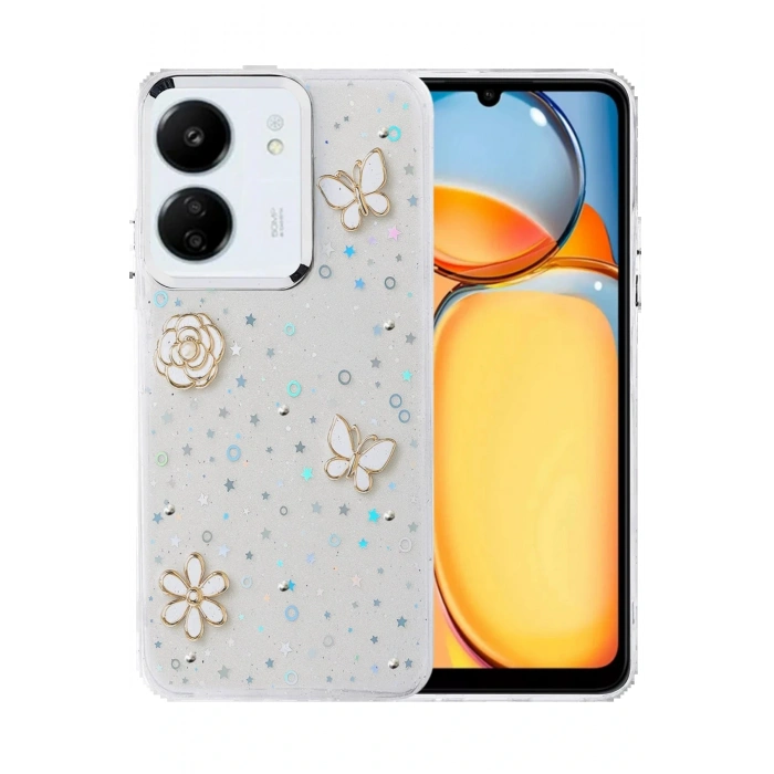 CPT05 Xiaomi Redmi 13C Fiyonk Desenli Kapak - Desen 2