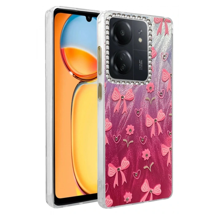 CPT05 Xiaomi Redmi 13C Kılıf Blade Aynalı Desenli Kapak - Desen 3