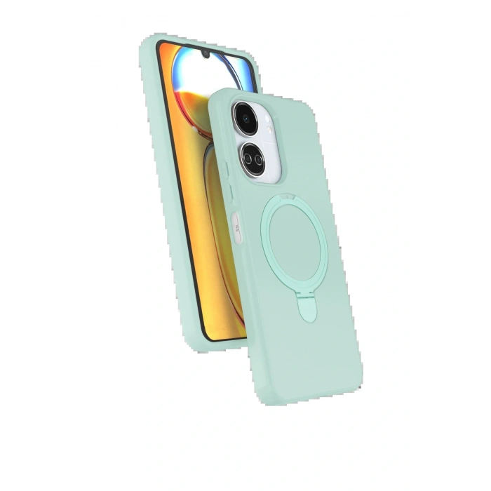 CPT05 Xiaomi Redmi 13C Regal Magsafe Standlı Kapak - Su Yeşili