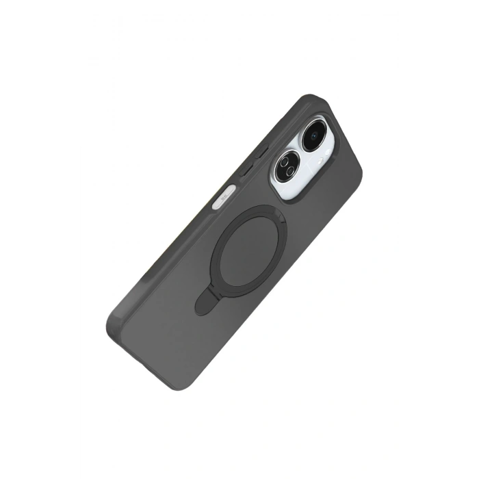 CPT05 Xiaomi Redmi 13C Regal Magsafe Standlı Kapak - Titan Gri