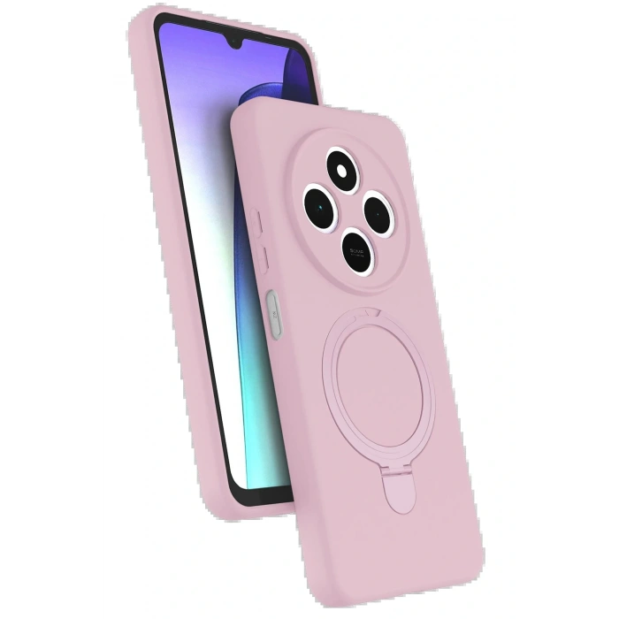 CPT05 Xiaomi Redmi 14C Regal Magsafe Standlı Kapak - Açık Pembe