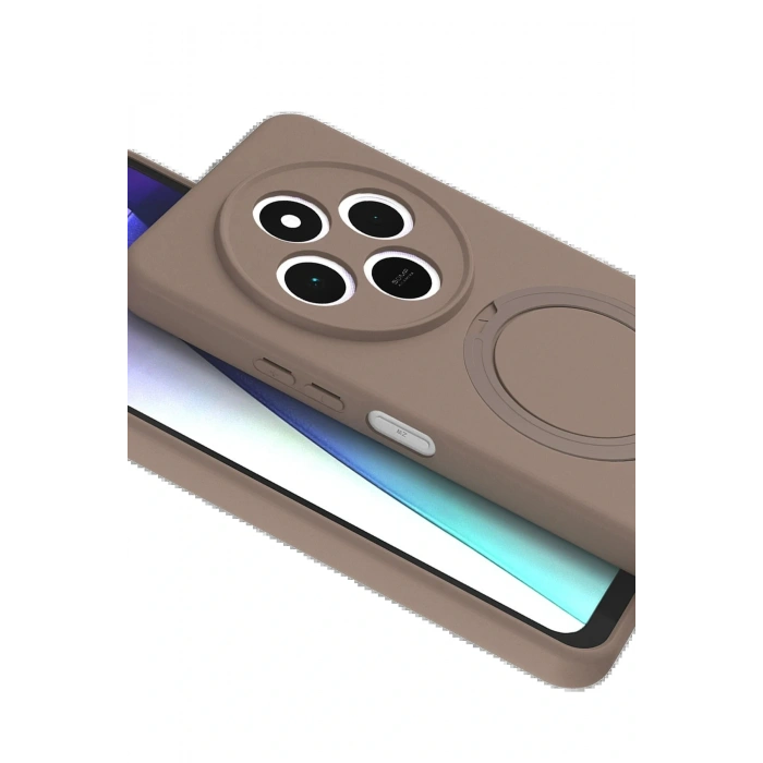 CPT05 Xiaomi Redmi 14C Regal Magsafe Standlı Kapak - Çöl Titanyum