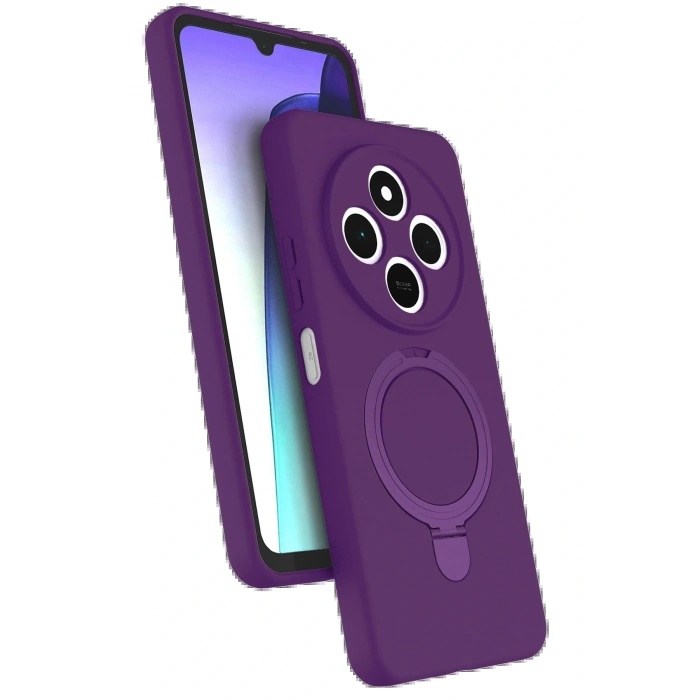 CPT05 Xiaomi Redmi 14C Regal Magsafe Standlı Kapak - Derin Mor