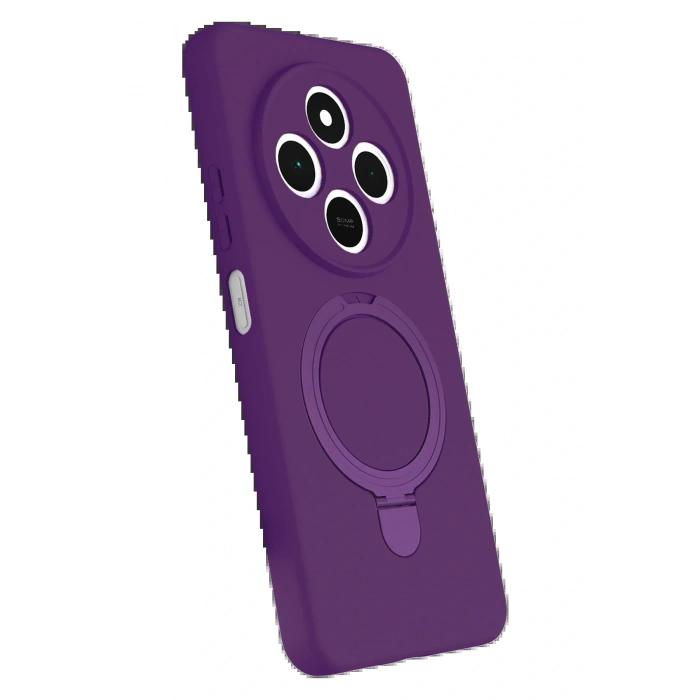 CPT05 Xiaomi Redmi 14C Regal Magsafe Standlı Kapak - Derin Mor