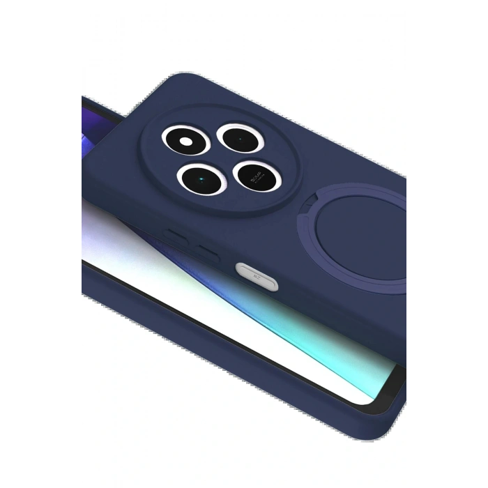 CPT05 Xiaomi Redmi 14C Regal Magsafe Standlı Kapak - Lacivert