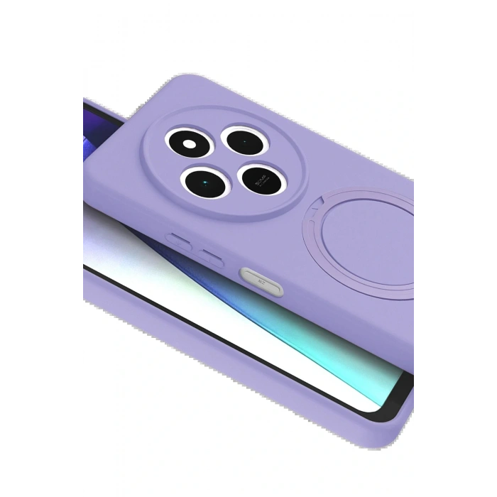 CPT05 Xiaomi Redmi 14C Regal Magsafe Standlı Kapak - Lila
