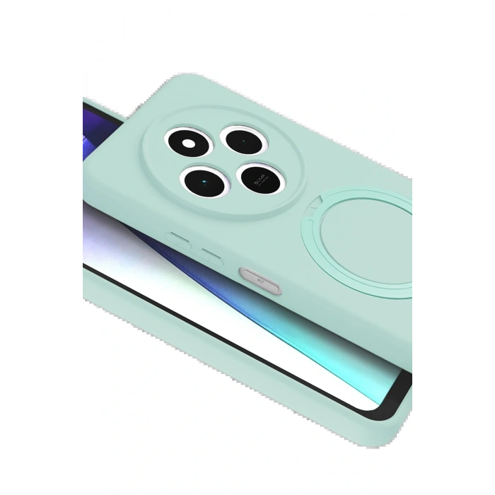 CPT05 Xiaomi Redmi 14C Regal Magsafe Standlı Kapak - Su Yeşili