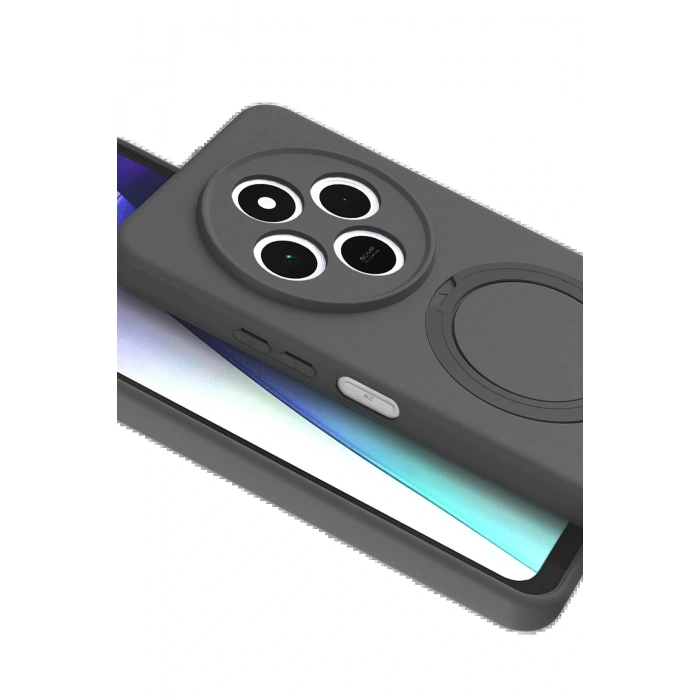 CPT05 Xiaomi Redmi 14C Regal Magsafe Standlı Kapak - Titan Gri