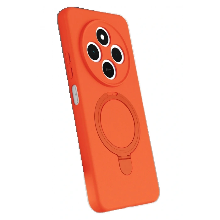 CPT05 Xiaomi Redmi 14C Regal Magsafe Standlı Kapak - Turuncu