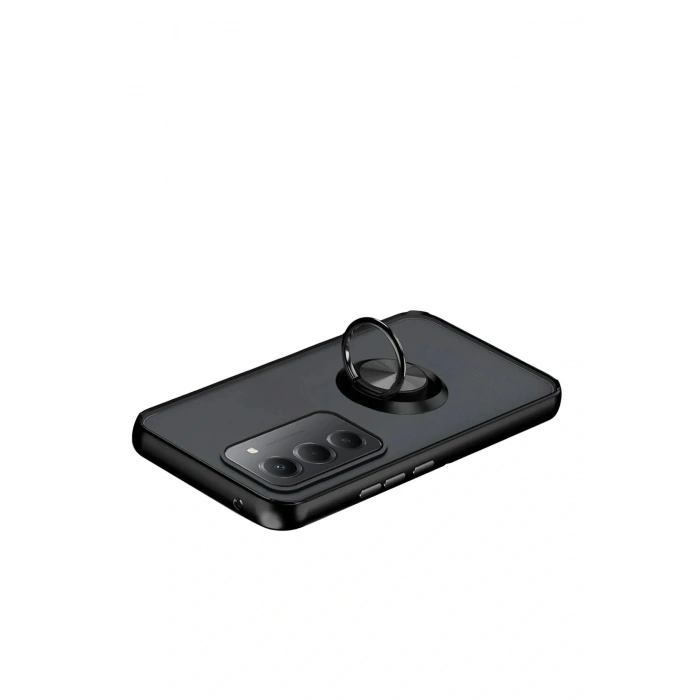 CPT05 Xiaomi Redmi 15 4G Montreal Yüzüklü Silikon Kapak - Siyah