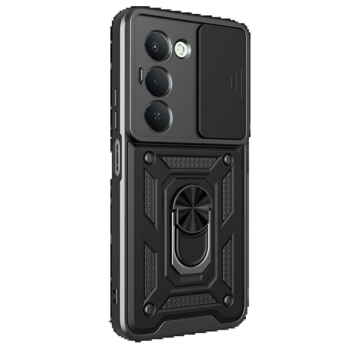 CPT05 Xiaomi Redmi 15 4G Pars Lens Yüzüklü Silikon - Siyah