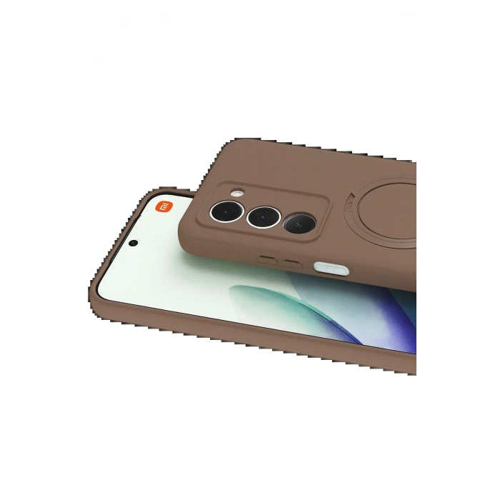 CPT05 Xiaomi Redmi 15 4G Regal Magsafe Standlı Kapak - Çöl Titanyum