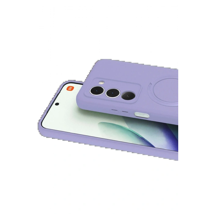 CPT05 Xiaomi Redmi 15 4G Regal Magsafe Standlı Kapak - Lila