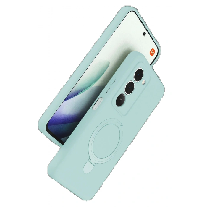 CPT05 Xiaomi Redmi 15 4G Regal Magsafe Standlı Kapak - Su Yeşili