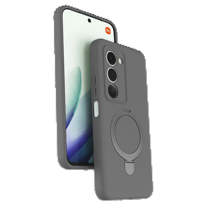 CPT05 Xiaomi Redmi 15 4G Regal Magsafe Standlı Kapak - Titan Gri