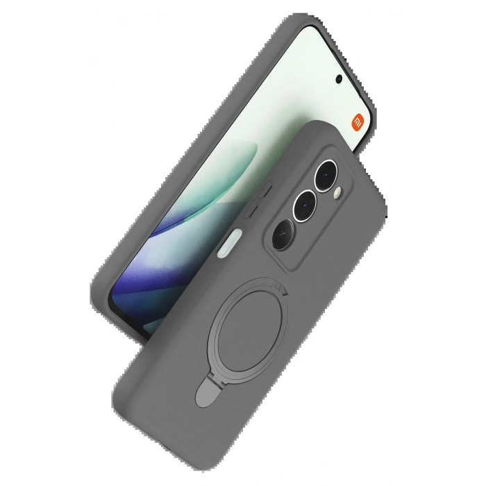CPT05 Xiaomi Redmi 15 4G Regal Magsafe Standlı Kapak - Titan Gri