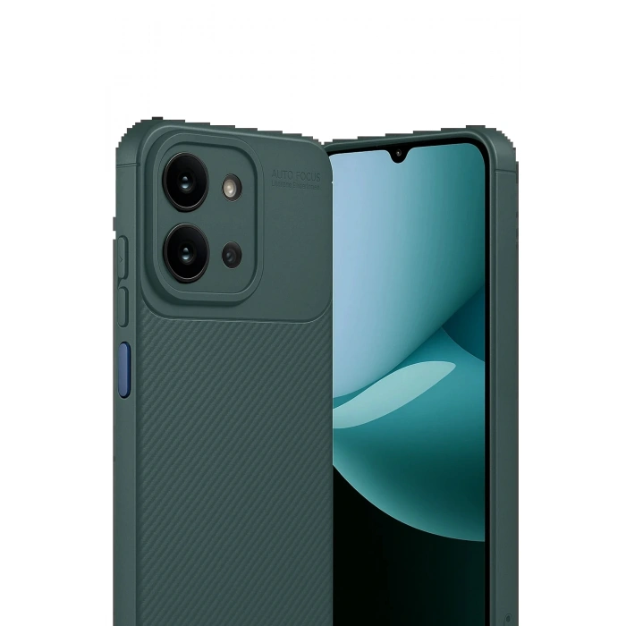 CPT05 Xiaomi Redmi 15C 4G Auto Focus Karbon Kapak - Koyu Yeşil