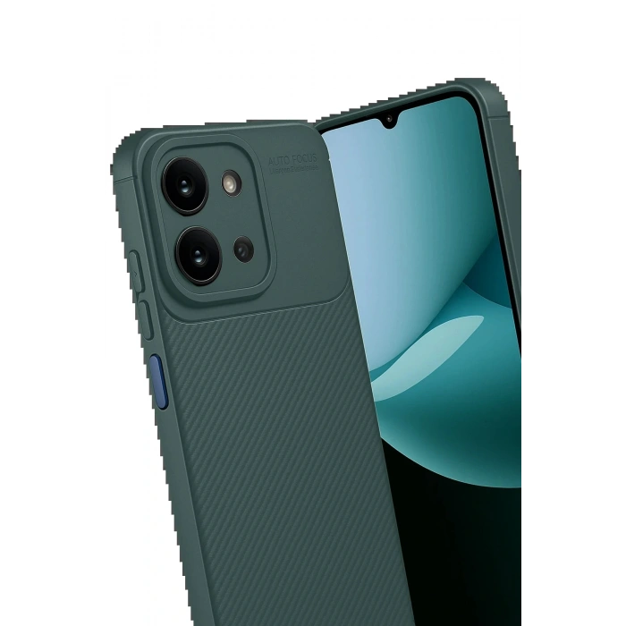 CPT05 Xiaomi Redmi 15C 4G Auto Focus Karbon Kapak - Koyu Yeşil